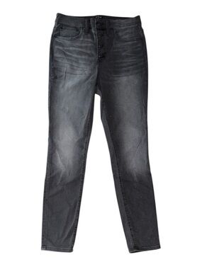 J. Crew Women’s Black Washed Skinny Jeans - Stretch High-Rise